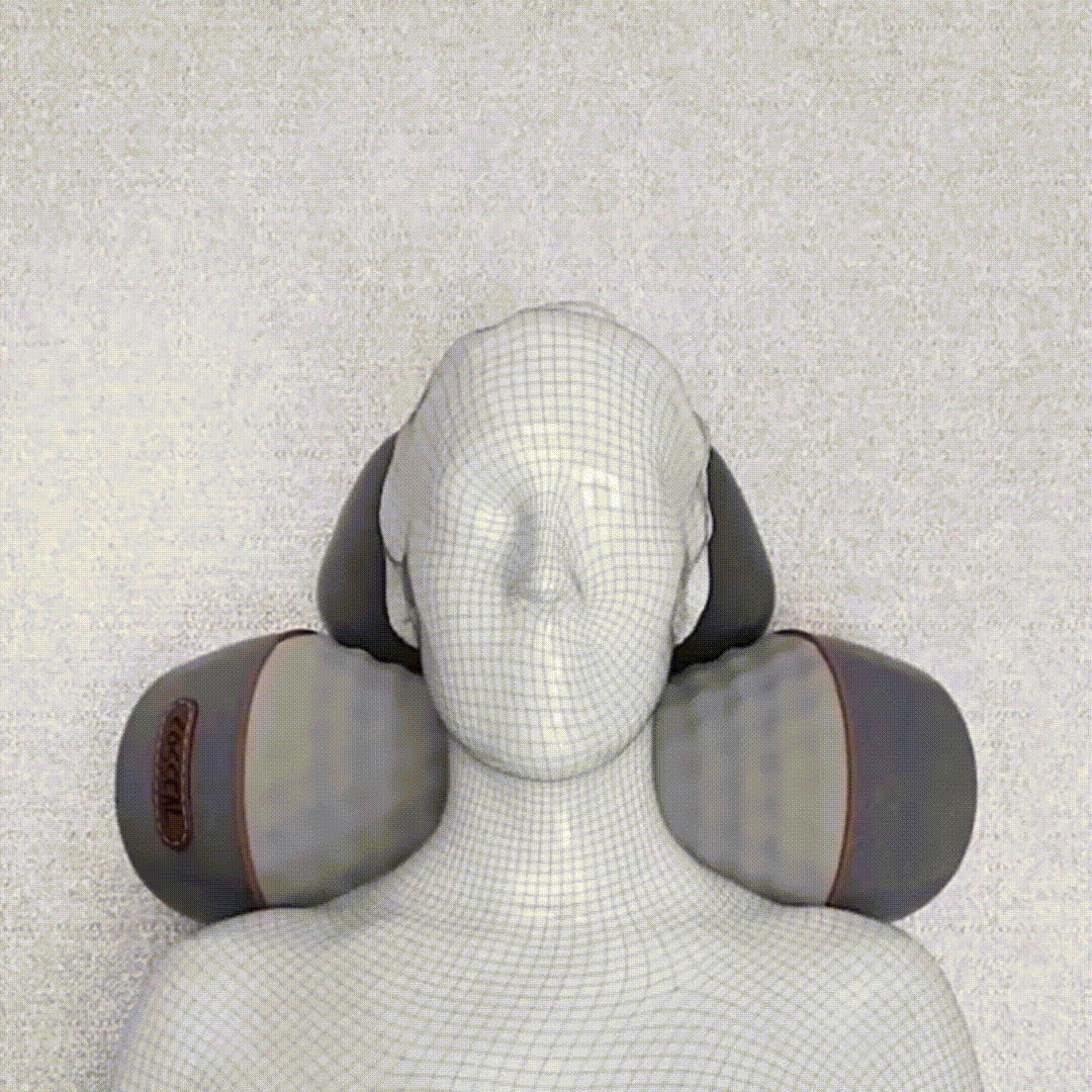3-in-1 Rechargeable Neck Massager Pillow